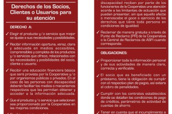 Derechos de los Socios, Clientes o Usuarios